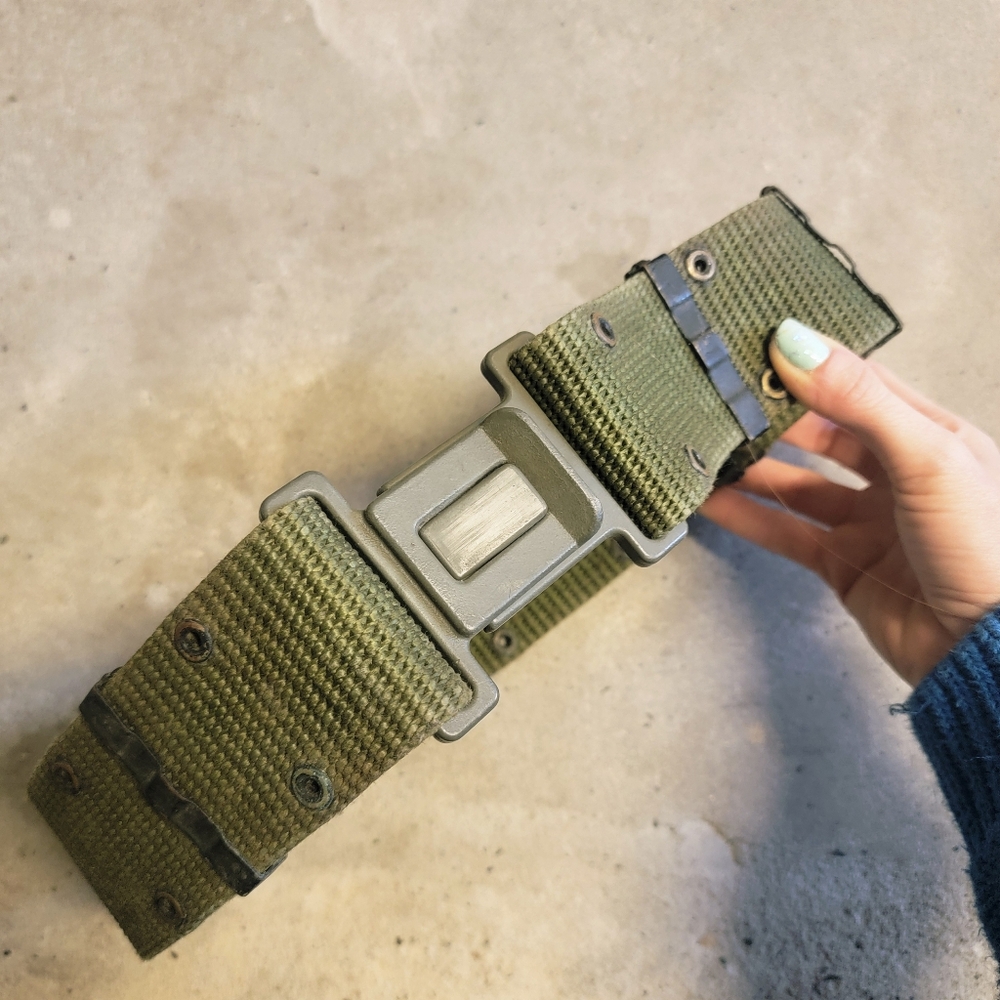*Olive Green Tactical Belt*